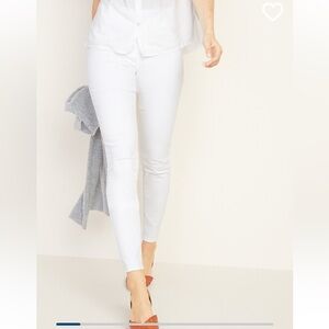 OLD NAVY Mid-Rise White Rockstar Pull-On Jeggings 18 NWT
